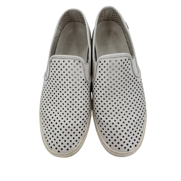 Tory Burch Jesse Womens Perforated Slip-On Sneakers Size 6 White - Picture 3 of 6